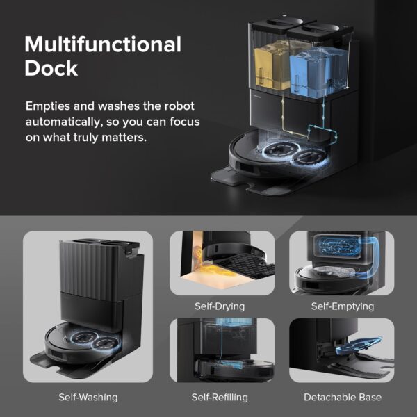 Roborock Qrevo S Robot Vacuum with Multifunctional Dock - Image 2
