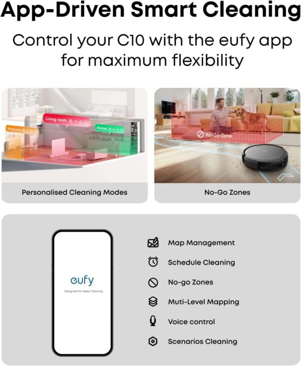 Eufy Robot Vacuum C10 with Self Emptying Station - Image 13