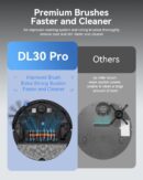 Kewbily Robot Vacuum and Mop Combo, LiDAR Navigation with Ultra Slim Design