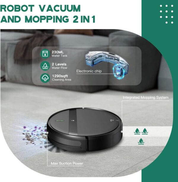 Kilgone Robot Vacuum and Mop Combo - Image 3
