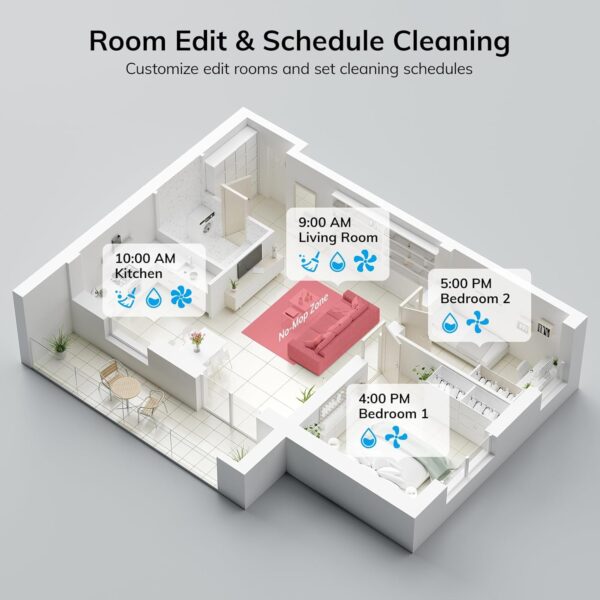 ILIFE A12 Pro Robot Vacuum and Mop Combo - Image 21