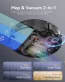 Kewbily Robot Vacuum and Mop Combo, LiDAR Navigation with Ultra Slim Design
