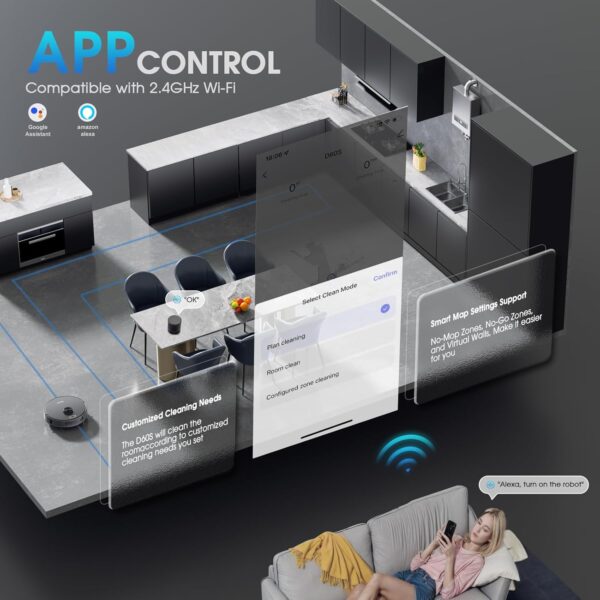 D60S Robot Vacuum and Mop - Image 7
