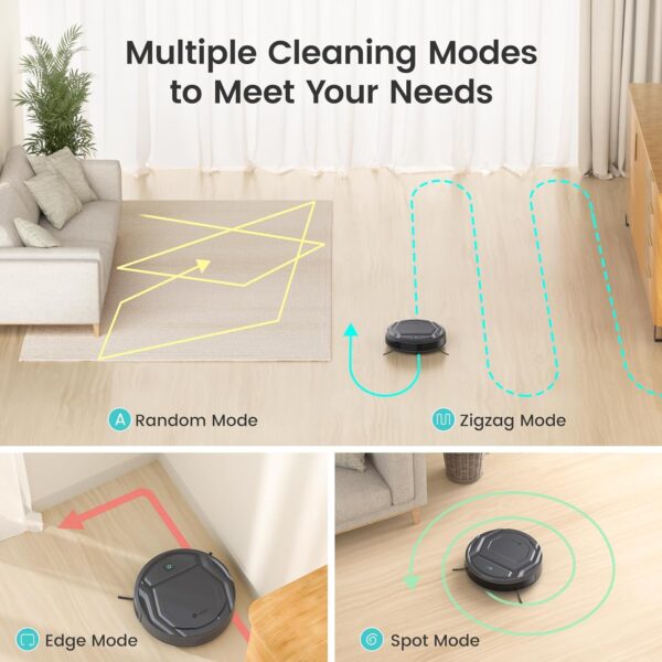 Lefant M210 Pro Robot Vacuum, 3 Adjustable Suction - Image 3