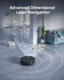 Kewbily Robot Vacuum and Mop Combo, LiDAR Navigation with Ultra Slim Design
