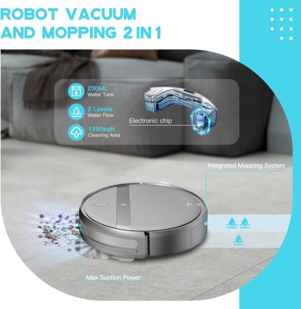 Kilgone Robot Vacuum and Mop Combo - Image 10