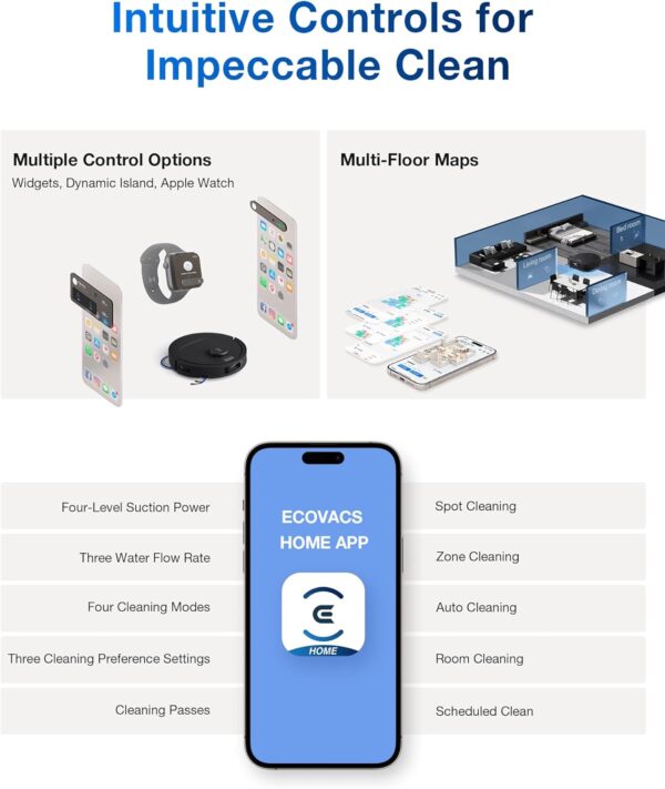 ECOVACS DEEBOT T30S Robot Vacuum and Mop - Image 8