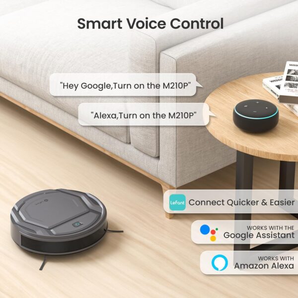 Lefant M210 Pro Robot Vacuum, 3 Adjustable Suction - Image 2