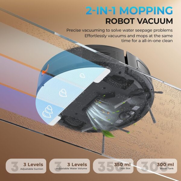 2 in 1 Mopping Robot Vacuum Cleaner - Image 8