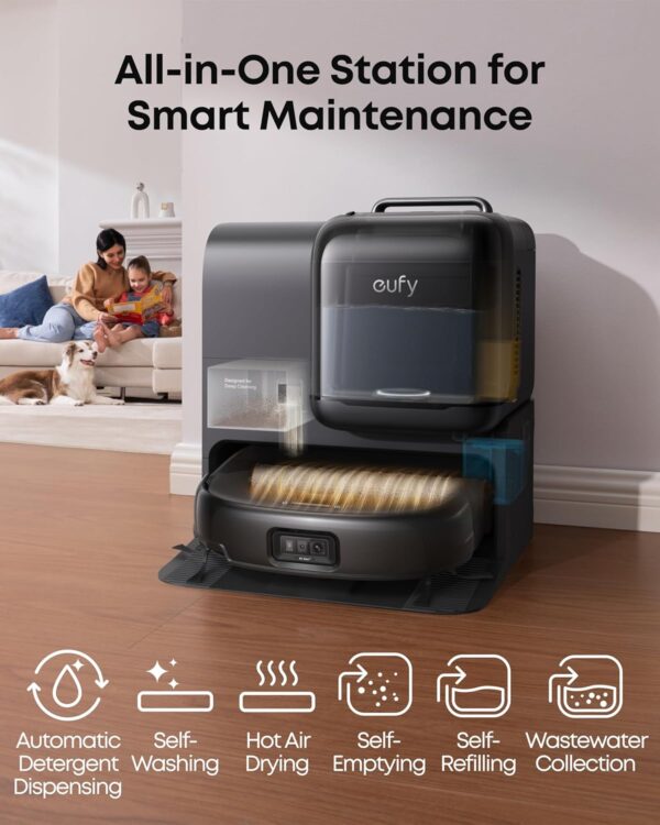 Eufy E28 Omni Robot Vacuum and Mop Combo,HydroJet System - Image 2