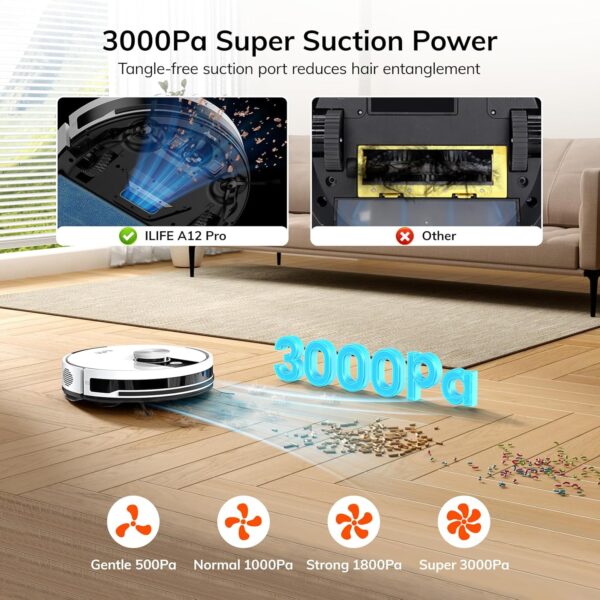 ILIFE A12 Pro Robot Vacuum and Mop Combo - Image 24