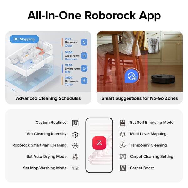 Roborock Qrevo S Robot Vacuum with Multifunctional Dock - Image 7